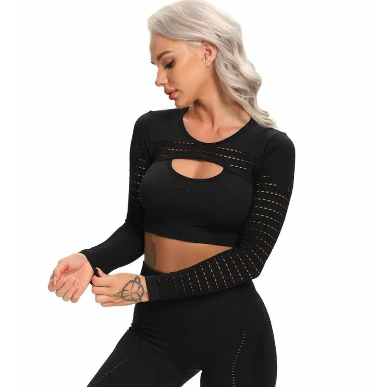 Black Angel Fitness Top - StepFoward ActiveWear