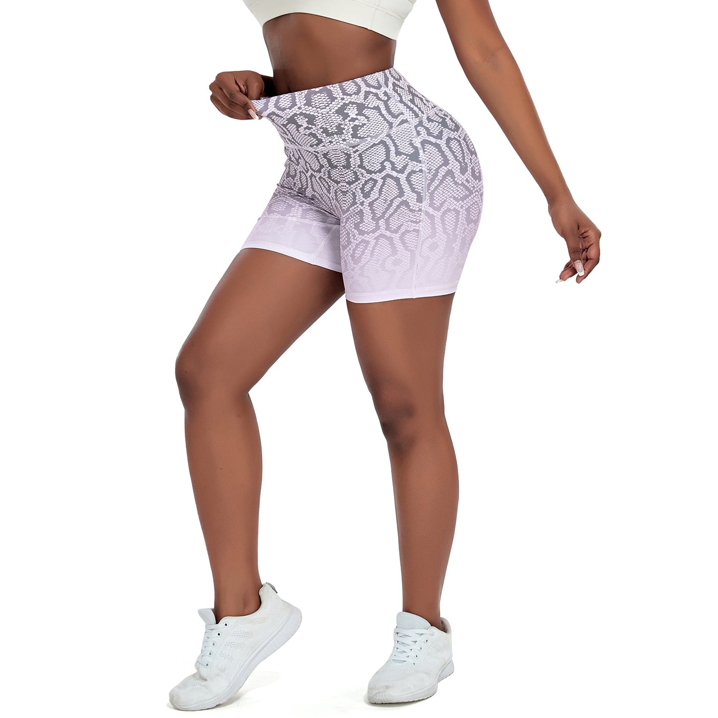 Serpentine Flow Yoga Shorts