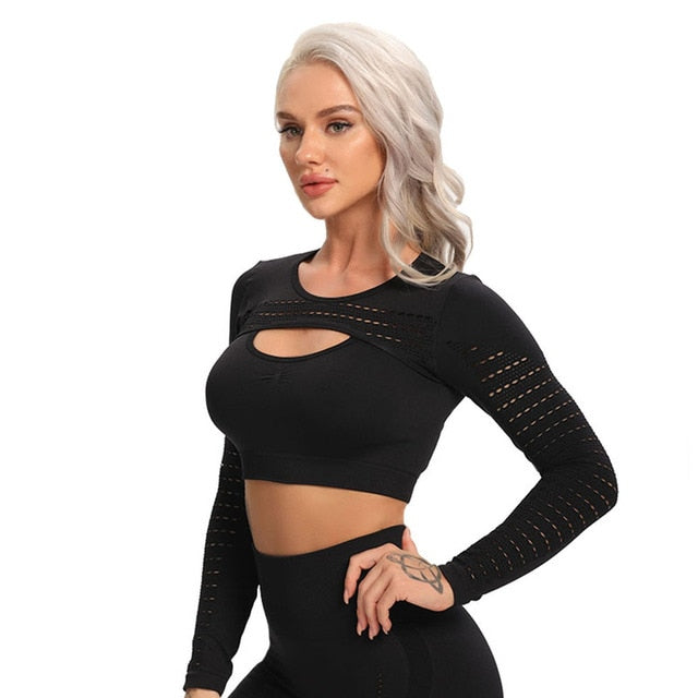 FlexFIT Cutout Long Sleeve Top