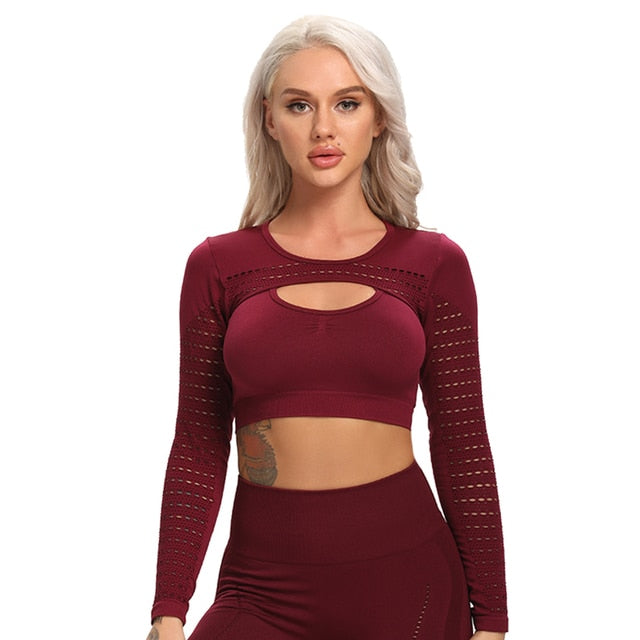 FlexFIT Cutout Long Sleeve Top