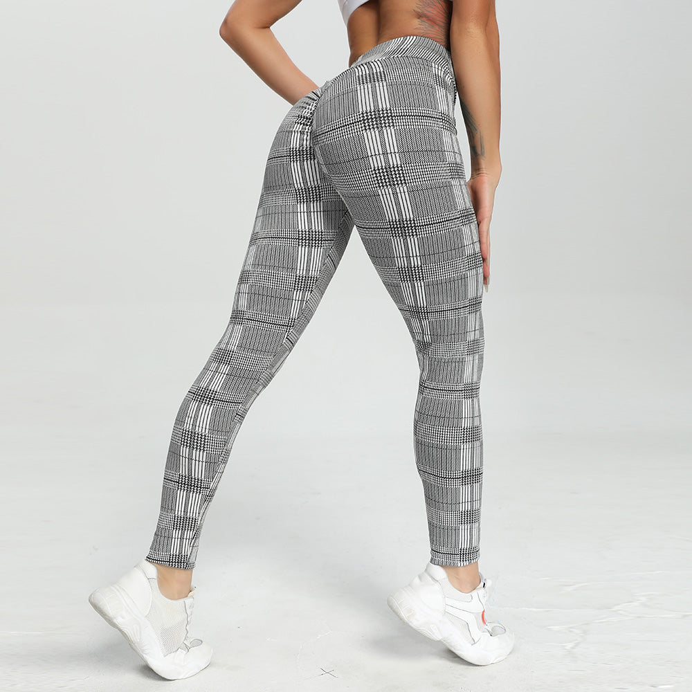 Pristine Plaid Athletic Tights