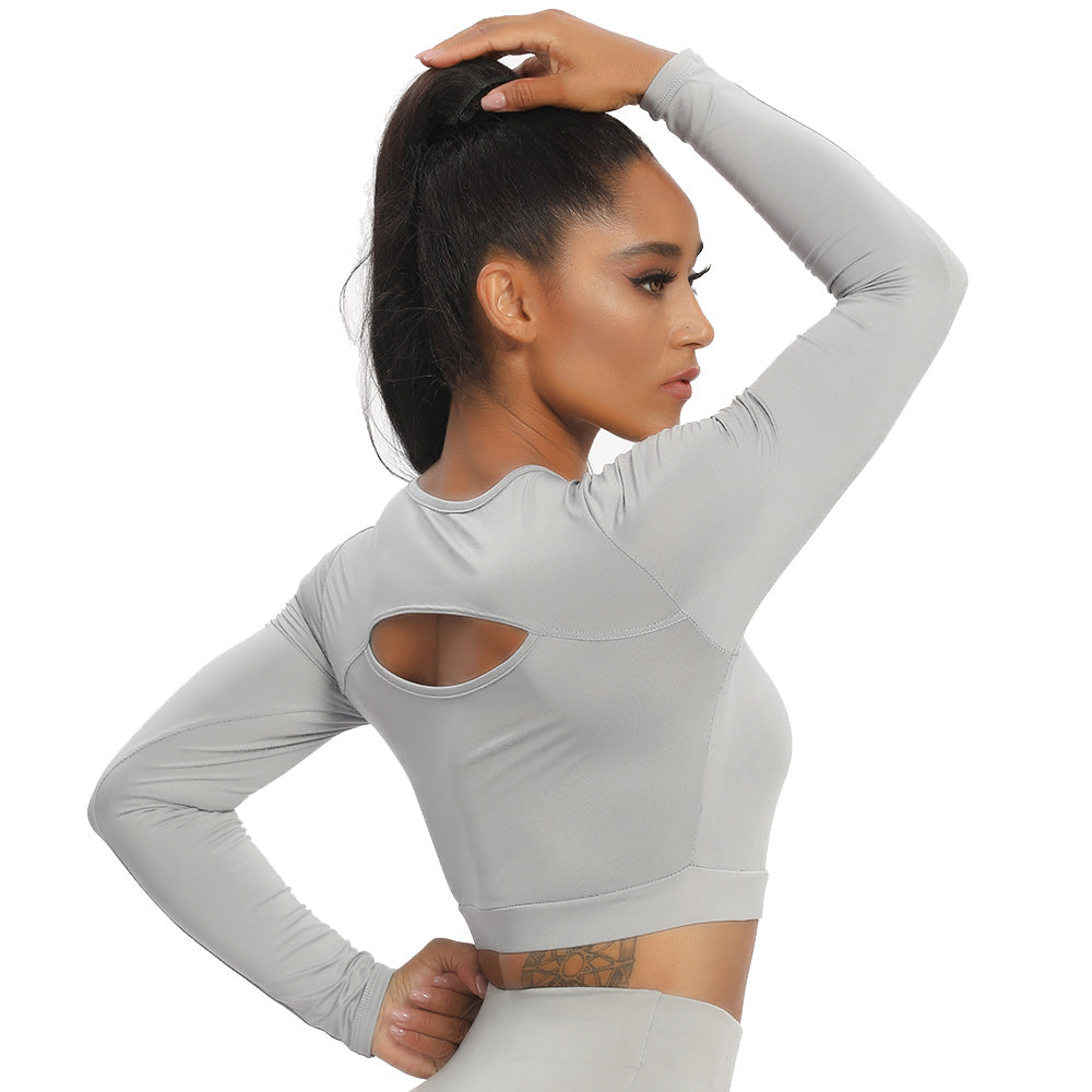 Ventiluce Long Sleeve Crop Top