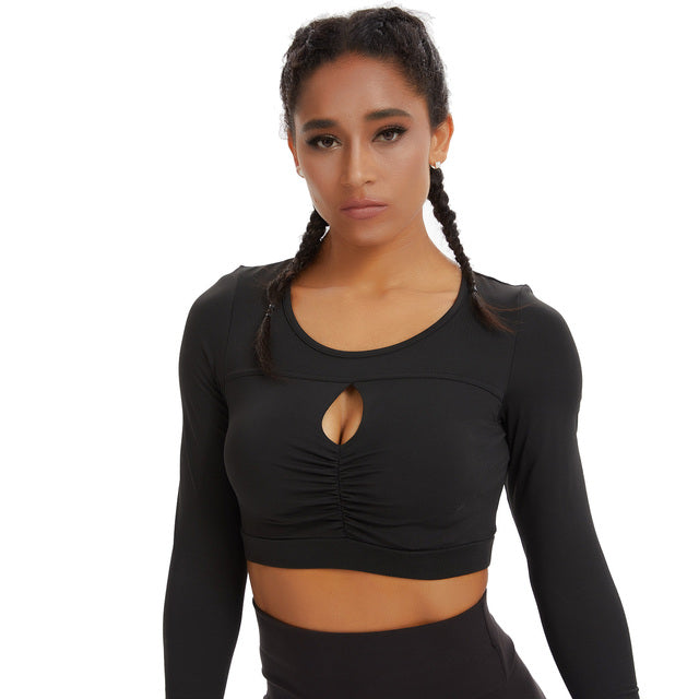 Ventiluce Long Sleeve Crop Top