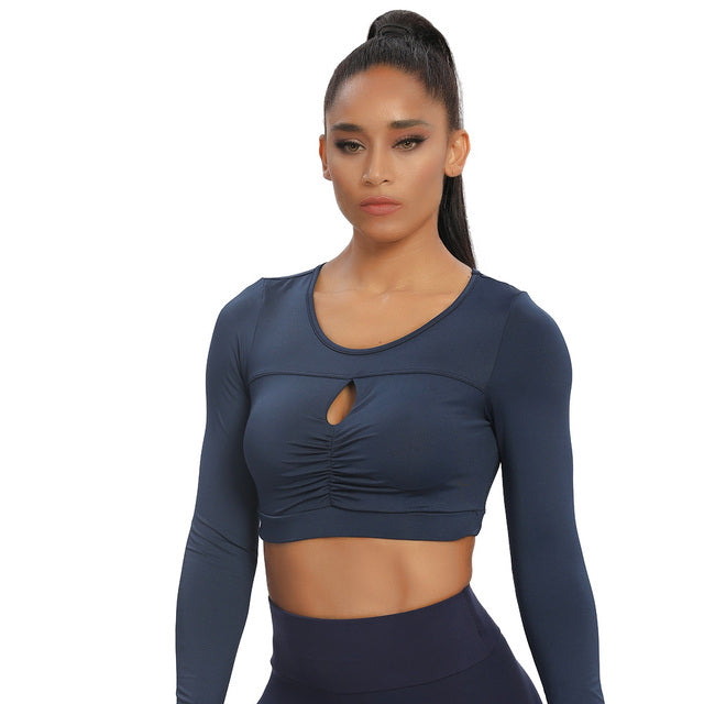 Ventiluce Long Sleeve Crop Top
