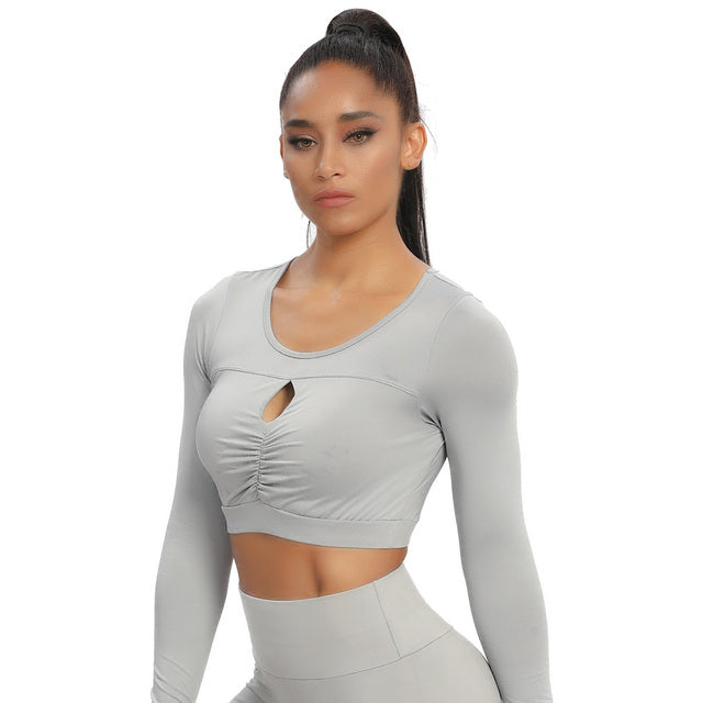 Ventiluce Long Sleeve Crop Top